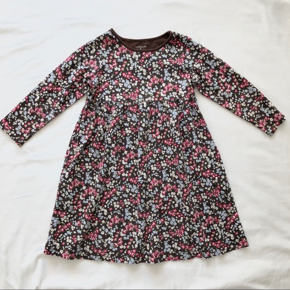 Lands’ End floral dress